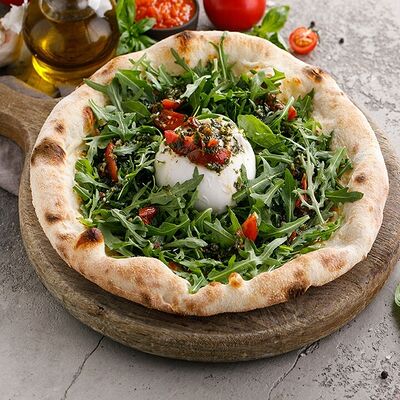 Пицца с бурратой и чимичурри в Мангал&Грузия по цене 890 ₽