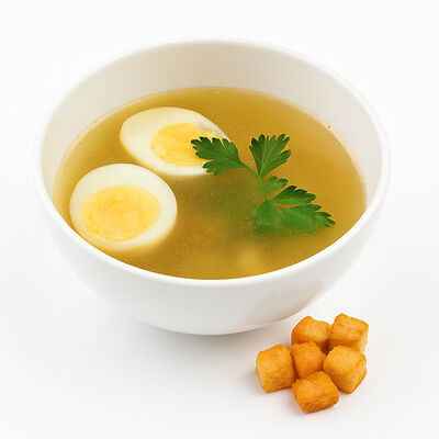 Суп Куриный бульон с гренками в Verona по цене 419 ₽