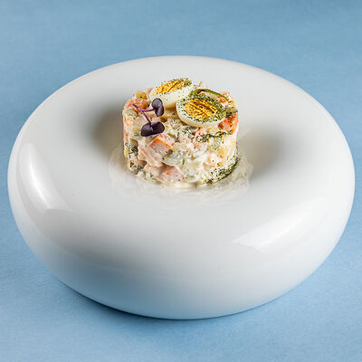 Оливье в стиле Скаген в Рыба моей мечты по цене 890 ₽