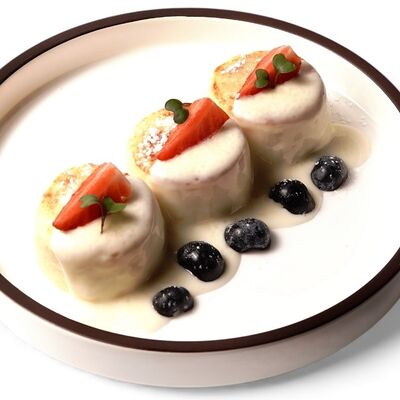 Сырники со сливочной сгущенкой в Завтрак по цене 550 ₽