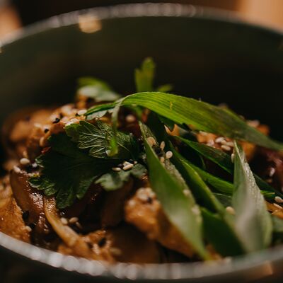 Лапша с грибами в Вок&Вафля по цене 540 ₽