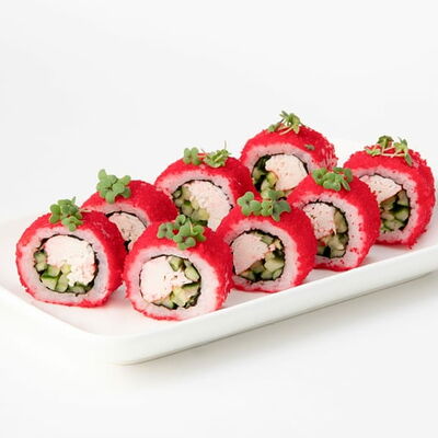 Калифорния с крабом в ЭкоРолл по цене 487 ₽