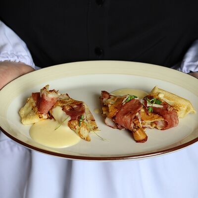 Блины с припеком в Горная аптека по цене 300 ₽