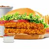 Двойной Криспи Чикен Комбо в Burger King по цене 4000