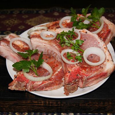 Маринованная свиная корейка в Шашлыки & Пироги по цене 700 ₽