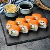 Ролл Филадельфия люкс лосось в остром соусе в Fast Япония Premium Sushi по цене 552