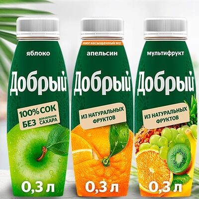 Добрый сок Яблоко в Суши-бар Тунец по цене 95 ₽