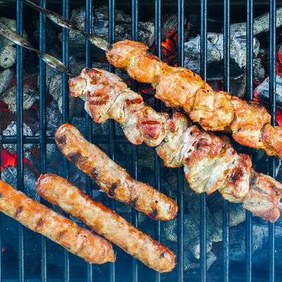 Шашлык из бедра цыпленка в Fazenda по цене 570 ₽