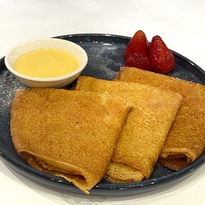 Блинчики со сгущенкой в Meat House по цене 210 ₽