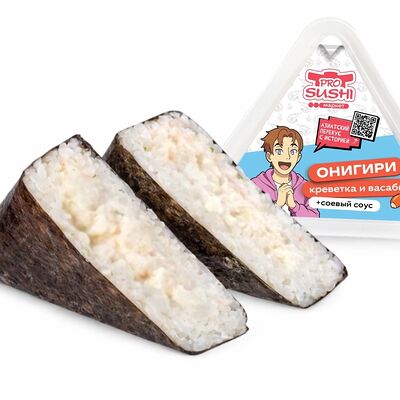 Онигири с креветками в ProSushi по цене 205 ₽