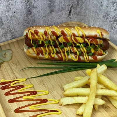 Хот-дог По-деревенски в Ешька по цене 355 ₽