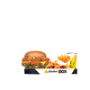 Дабл Чикен филе бургер бокс в Hardee's Mega Park по цене 5200
