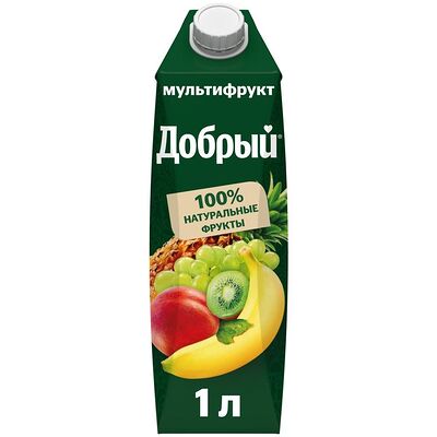 Сок Добрый мультифрукт 1л в PizzTop по цене 245 ₽