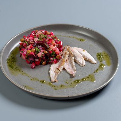 Винегрет с малосольной барабулейв Фреш по цене 980 ₽