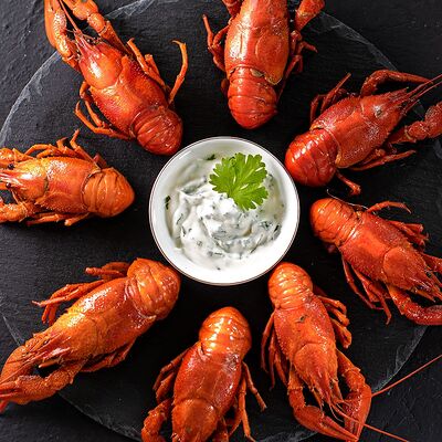 Рак мелкий вареный в Раки Кусаки по цене 1350 ₽