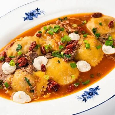 Равиоли с ягнёнком в Osteria Amici по цене 2550 ₽