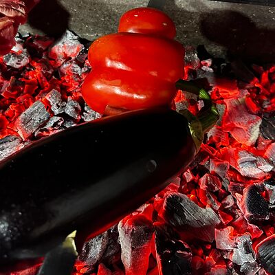 Овощи на мангале в Му&За по цене 600 ₽