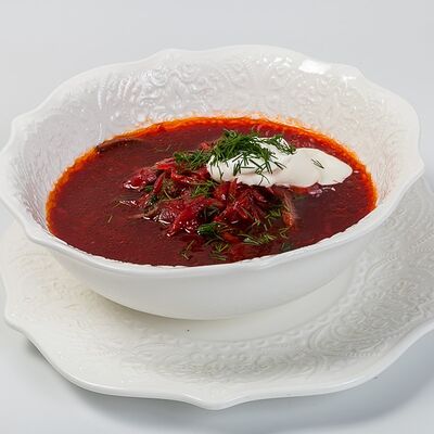 Борщ по-грузински в Лариса Ивановна по цене 570 ₽