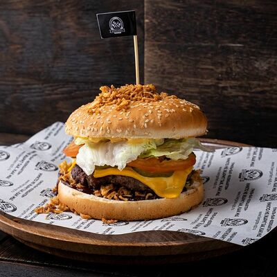 Чизбургер в Мангал по цене 445 ₽