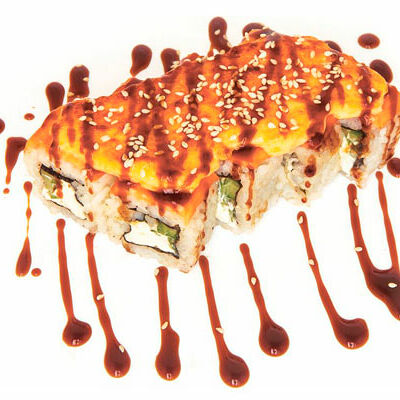 Запеченная филадельфия 8 шт в Сушифуд по цене 639 ₽