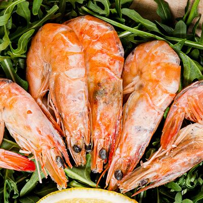 Отварная северная креветка с зеленью в Раковарня FiSH&CRAB - 1 по цене 790 ₽
