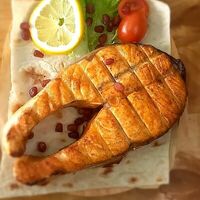 Стейк из семги в Жара