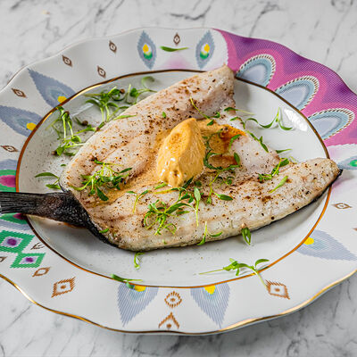 Сибас баттерфляй с маслом понзу в Dragon по цене 1280 ₽