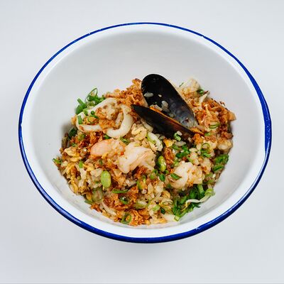 Рис с морепродуктами в Китайка по цене 640 ₽