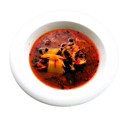 Старорусский борщ в Рябина kitchen по цене 180 ₽