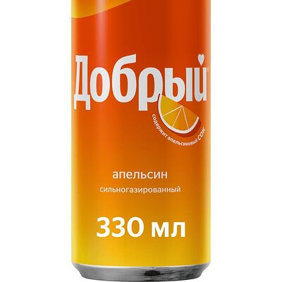 Добрый Апельсин 0,33 в Pomodoro по цене 90 ₽