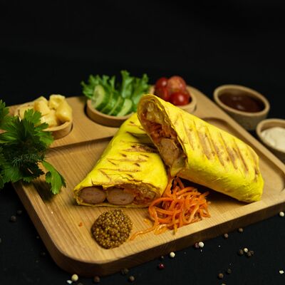 Хот-дог в лаваше одинарный в Max-Grill по цене 399 ₽