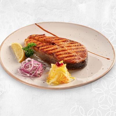 Стейк из семги гриль в Река Море по цене 1650 ₽