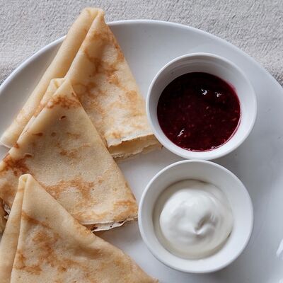 Блины с вареньем из лесных ягод и сметаной в Культурный код по цене 550 ₽