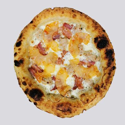 Пицца Бекон и ананас в соусе кимчи в Frankie pizza по цене 790 ₽