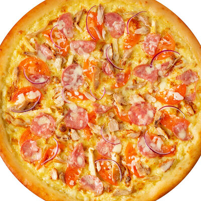 Пицца Мясной пирв Мир Вкуса по цене 1195 ₽