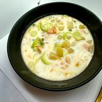 Суп из форели со сливками в Волна