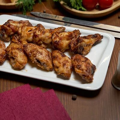 Куриные крылышки барбекю Xl в The Кухня по цене 890 ₽