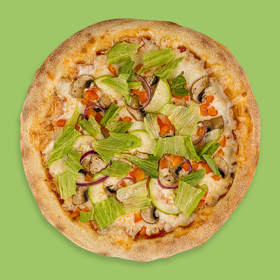 Фреш грин пиццетта с рукколой и овощами гриль в Дома Пицца по цене 235 ₽
