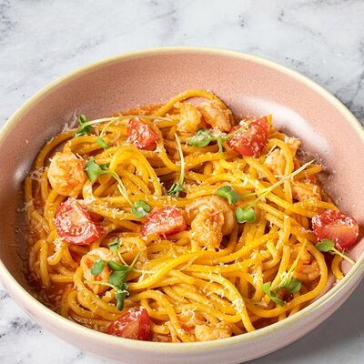 Паста с креветками в Кэрри по цене 490 ₽