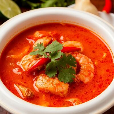 Суп Том ям в Gastrobar Лучшая еда с доставкой по городу по цене 690 ₽