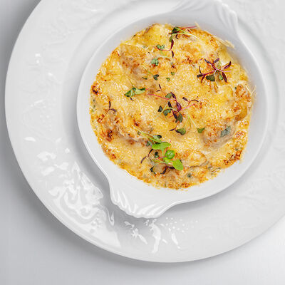 Картофель с белыми грибами в сливках в Sabor de la Vida по цене 950 ₽