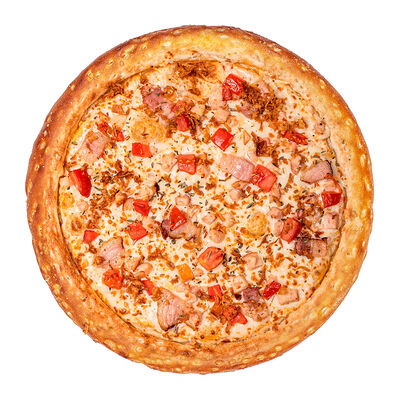 Пицца Чесночная цыпа 30см (пышное) в InTempo по цене 889 ₽