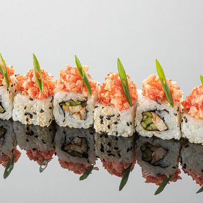 Эби спайси ролл в Panda Sushi по цене 730 ₽