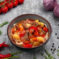 Лагман в Чайхана Аджва