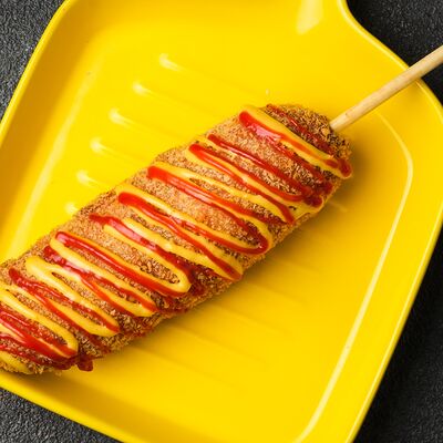 Корн-дог в Pakfried по цене 385 ₽