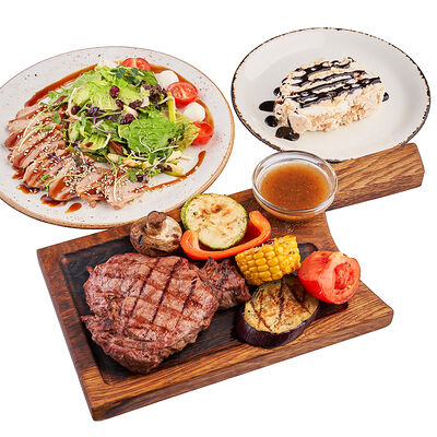 Сет гурман на 1 в ИТЛЕ Стейк-кафе Halal по цене 1800