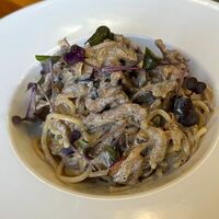 Паста со свининой, грибами и перечным соусом в PastaBar