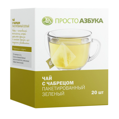 Чай зеленый с чабрецом 20х в Азбука Вкуса Экспресс Меню по цене 305 ₽