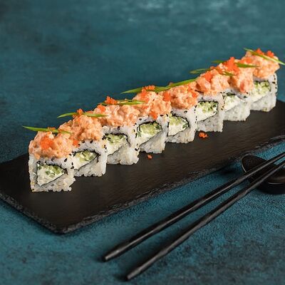 Ролл тартар с лососем в Чайхана 64 по цене 600