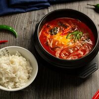 Юккедян острый суп из говядины с папоротником в Мой дом